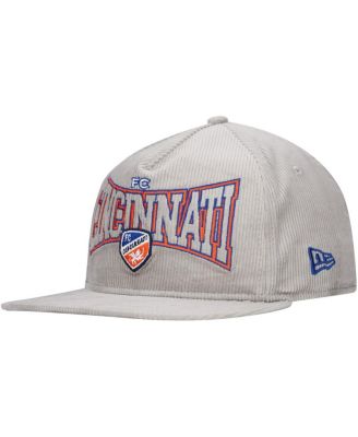 New Era - Men's Gray FC Cincinnati Corduroy Golfer Adjustable Hat