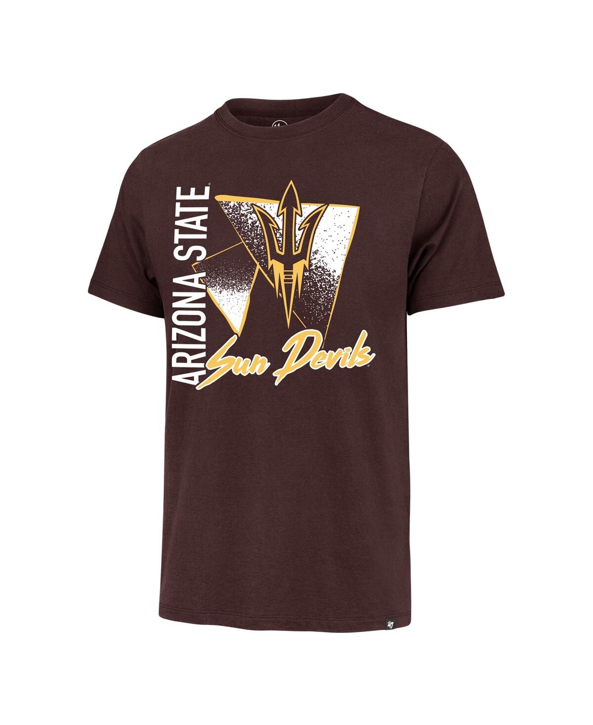 '47 Brand Men's Maroon Arizona State Sun Devils Side Arm Franklin T-Shirt