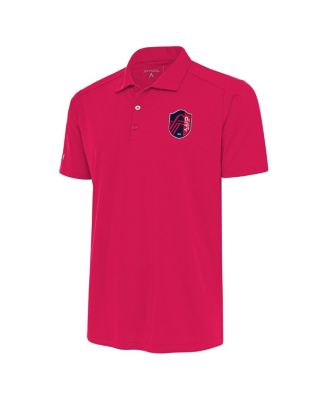 Antigua - Men's Red St. Louis City SC Tribute Polo