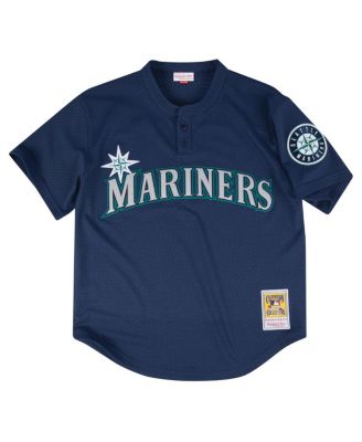 Men's Profile Navy Seattle Mariners Big Tall Cooperstown Collection Mesh Batting Practice Jersey