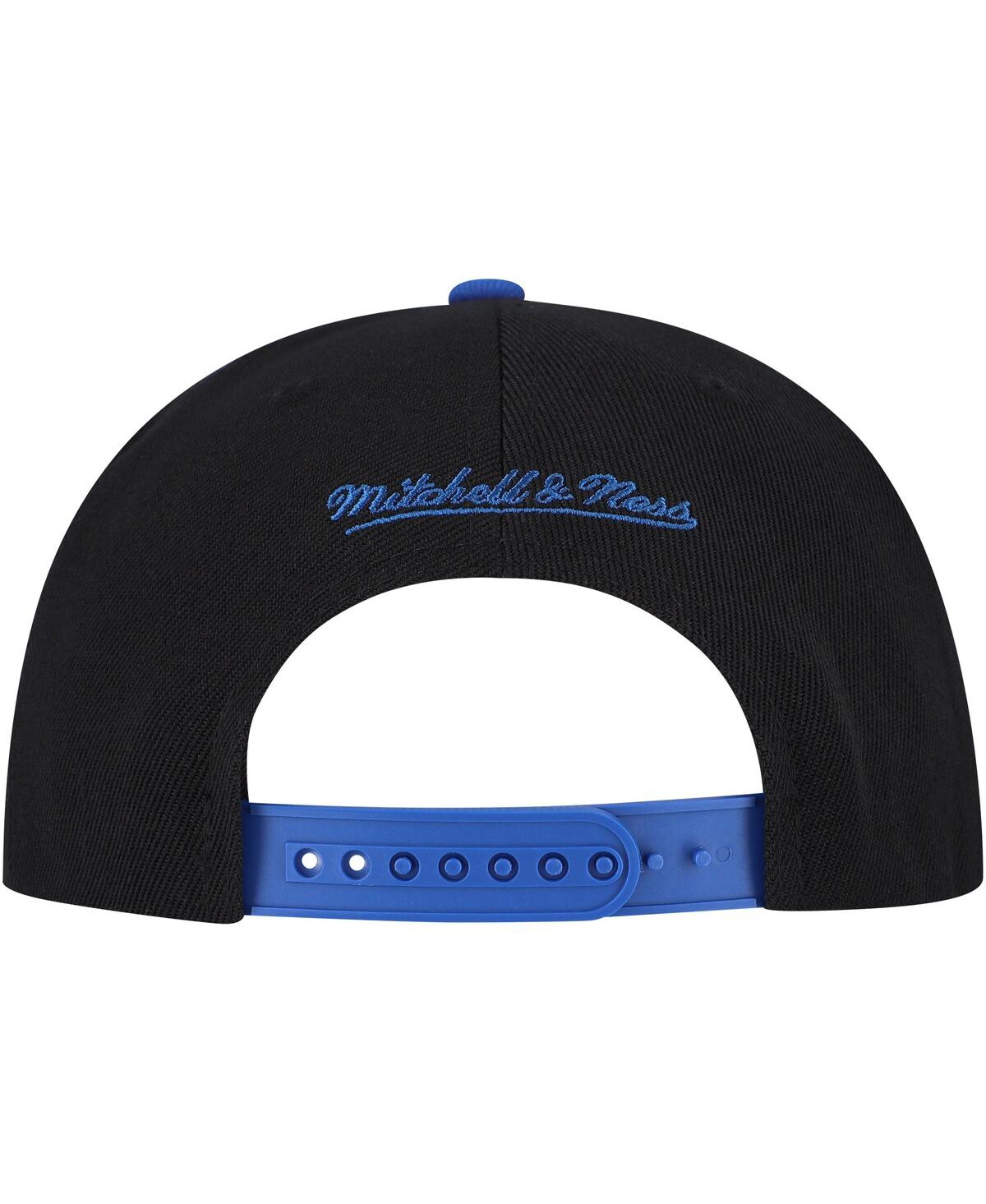 Mitchell & Ness Men's Black Chicago Cubs Rise Up Snapback Hat In Black