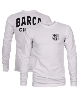 1863FC - Men's Gray Barcelona Back Team Arch Long Sleeve T-Shirt