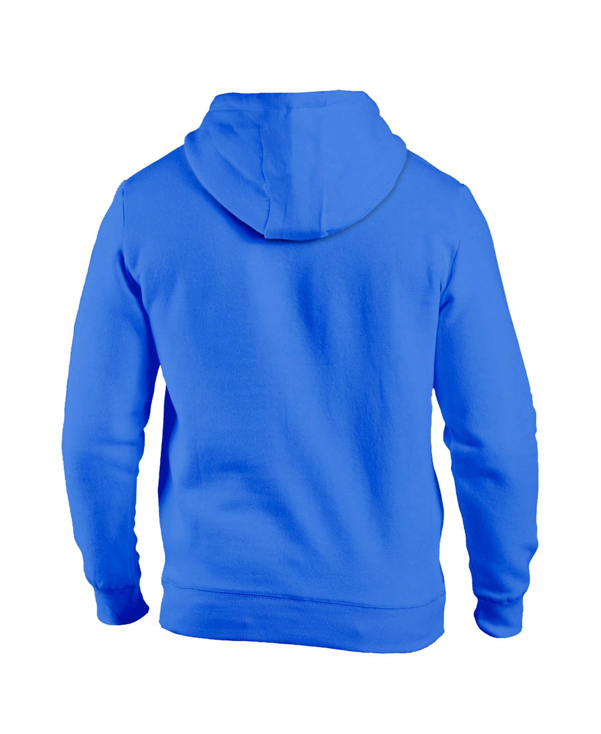 1863fc Men's Blue Chelsea Retro Color Badge Fleece Pullover Hoodie In Blue