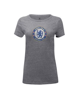 Women's Heather Gray Chelsea Color Badge Tri-Blend T-Shirt
