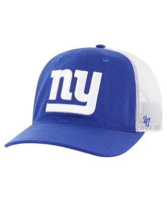 '47 Brand - Big Boys and Girls&nbsp;Royal/White New York Giants Trucker Adjustable Hat
