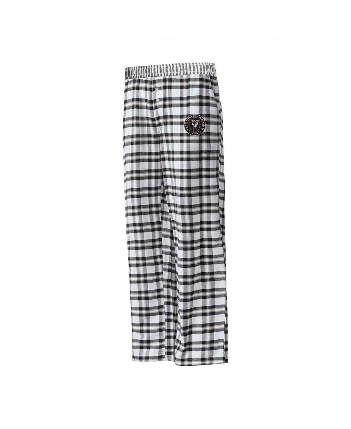 Concepts Sport Women's Black Austin Fc Sienna Flannel Pants In Multi