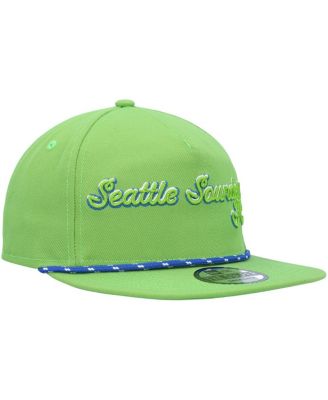 Men's Rave Green Seattle Sounders FC Script Golfer Adjustable Hat