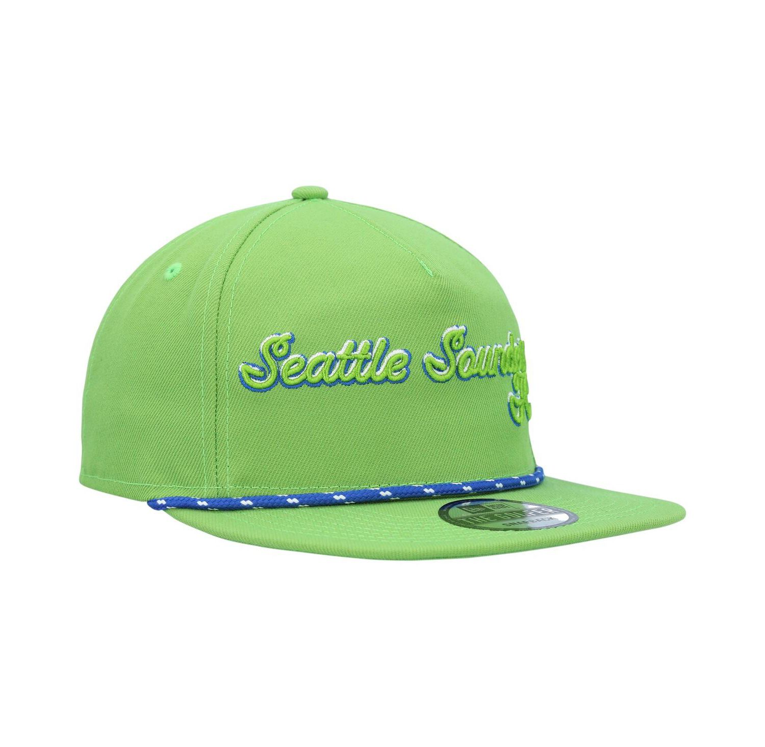 Men's Rave Green Seattle Sounders FC Script Golfer Adjustable Hat