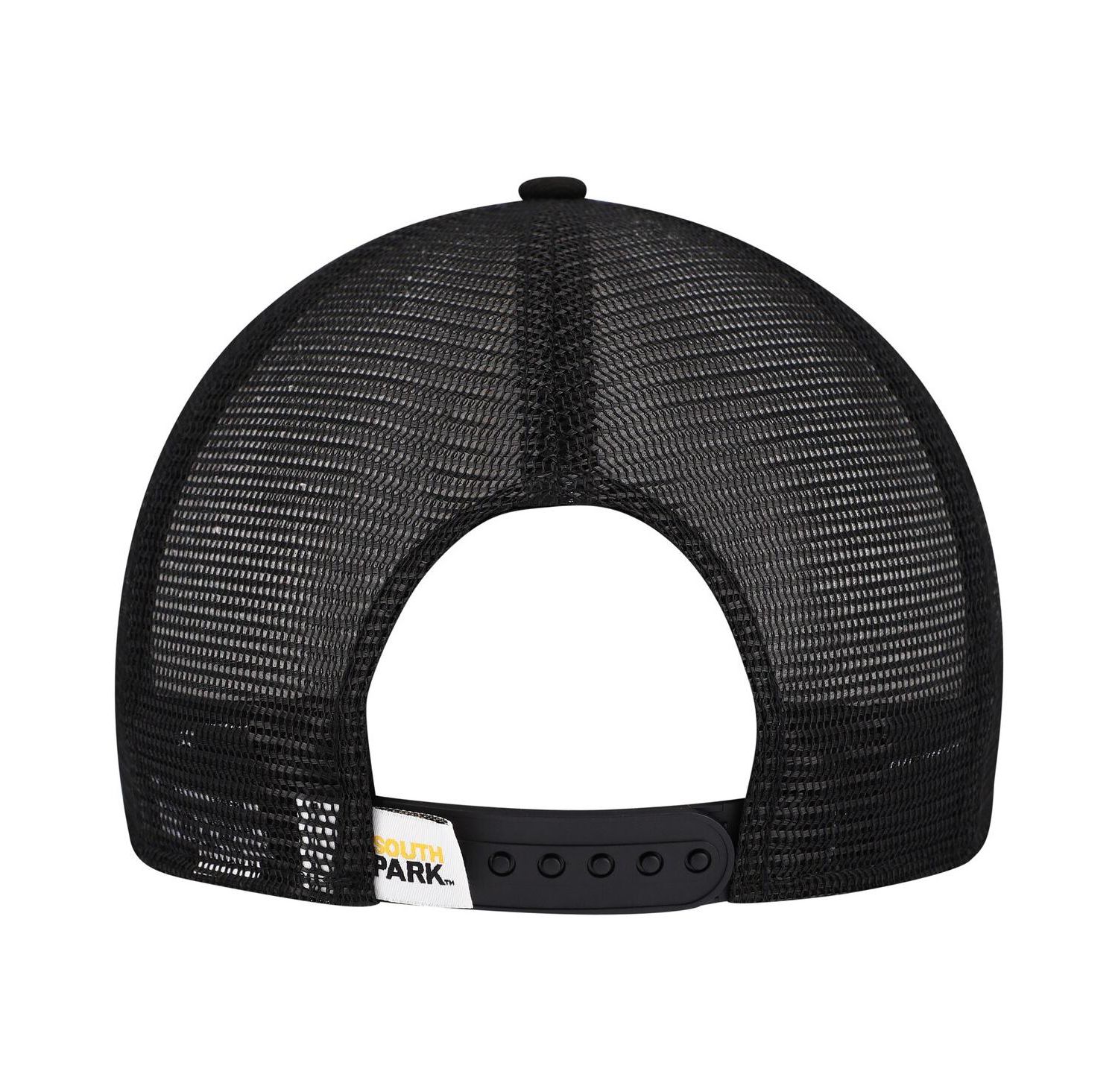 Men's Black South Park 9FIFTY Snapback Trucker Hat