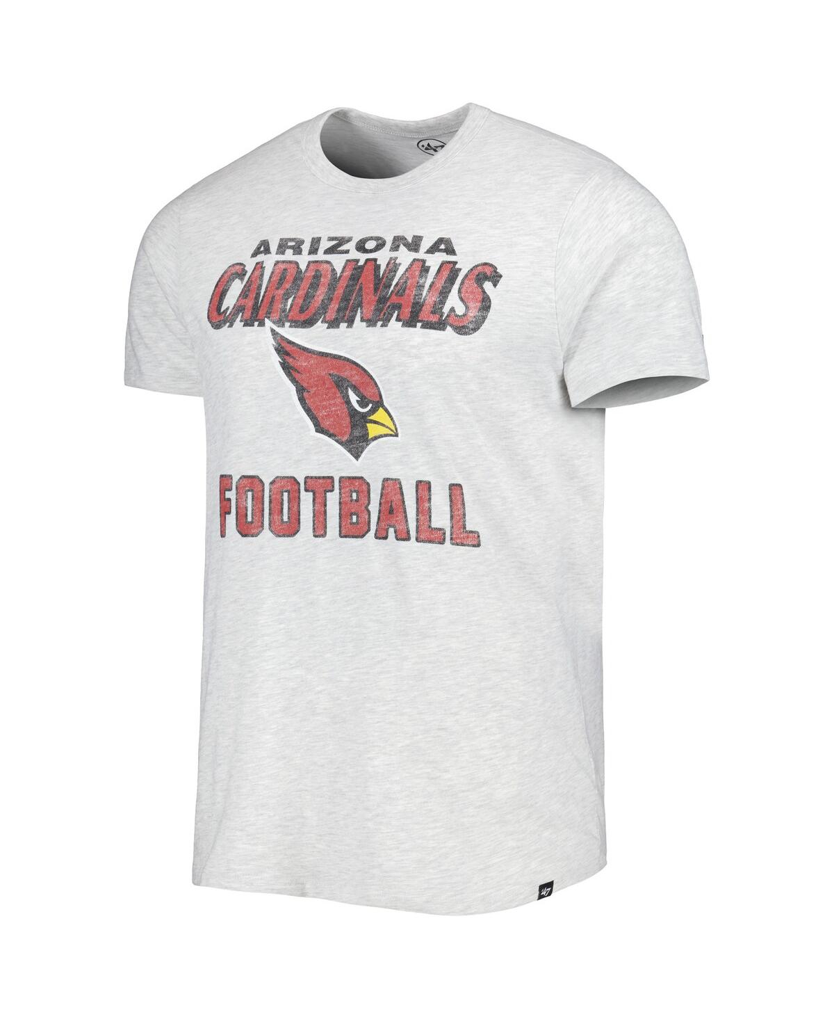 47 Brand Men's Heathered Gray Arizona Cardinals Dozer Franklin Lightweight T-Shirt