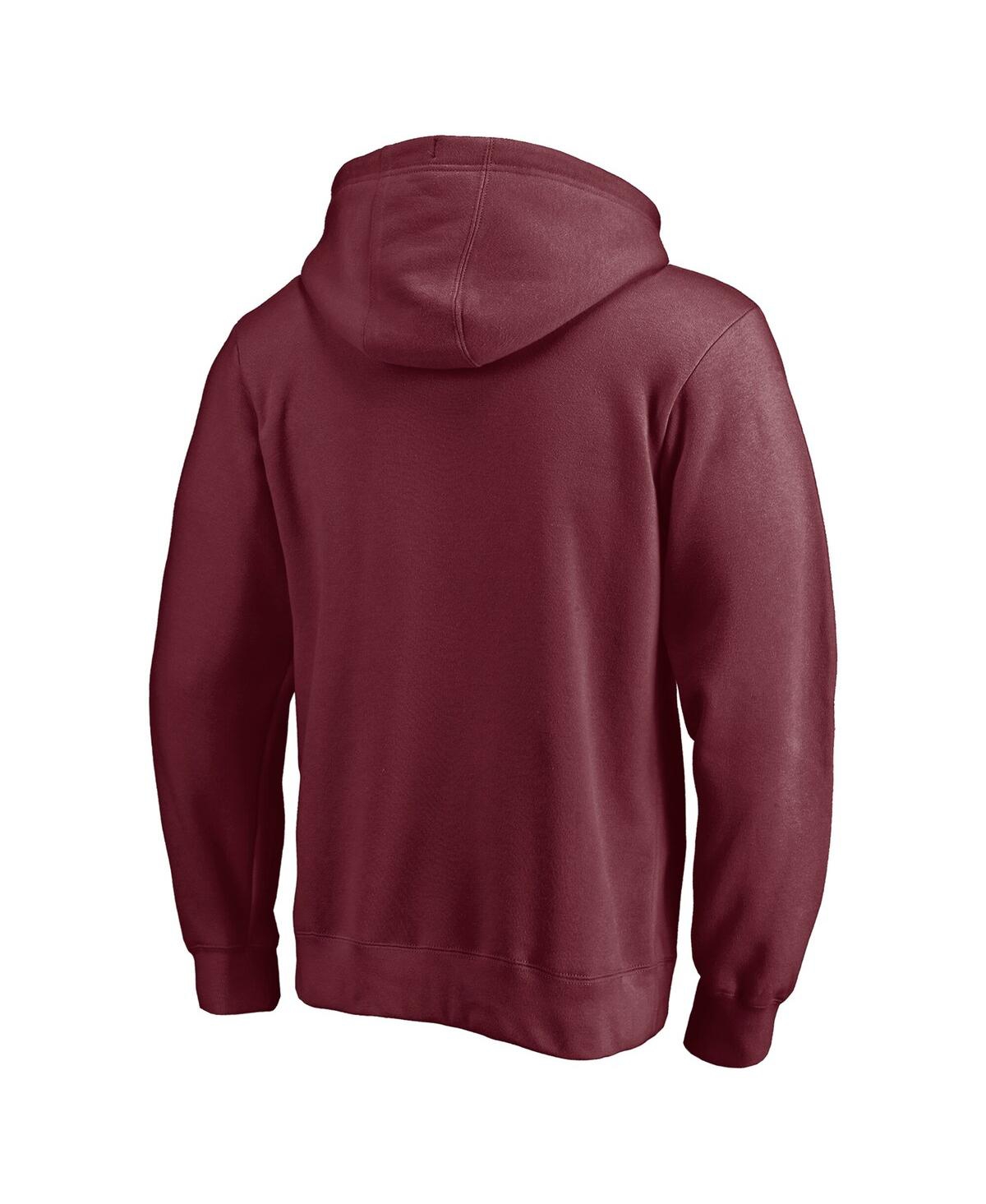 Fanatics Men's Maroon Texas A&m Aggies Block Party Elevate Play Fleece Pullover Hoodie In Burgundy