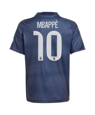 Big Boys and Girls Kylian Mbapp&eacute; Blue Real Madrid 2025/26 Away Replica Player Jersey