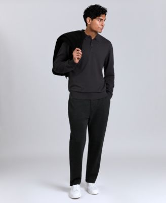 Men's Long Sleeve Polo Sweater
