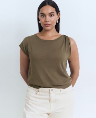 Women's Metallic Detail Fine-Knit Sweater