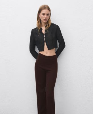 Women's Fine-Knit Wide Leg Pants