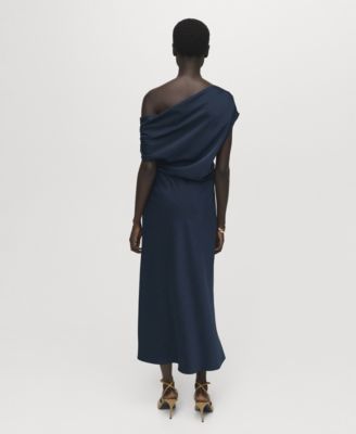 Women's Asymmetrical Satin Dress
