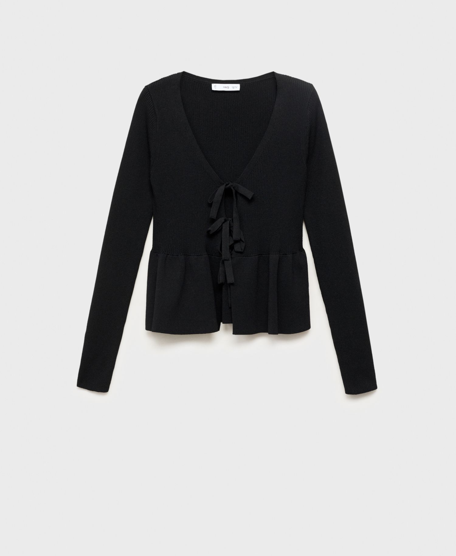Women's Ties Knitted Cardigan