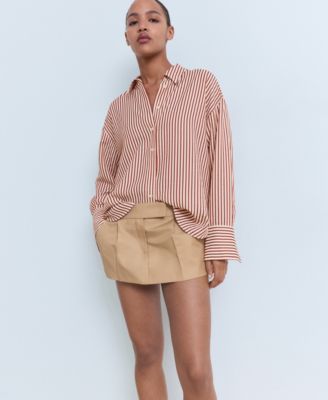 Women's Striped Straight Shirt