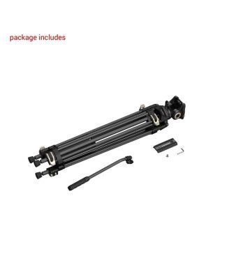 AD-01 3751B 3-Section Heavy-Duty Aluminum Tripod with Fluid Head