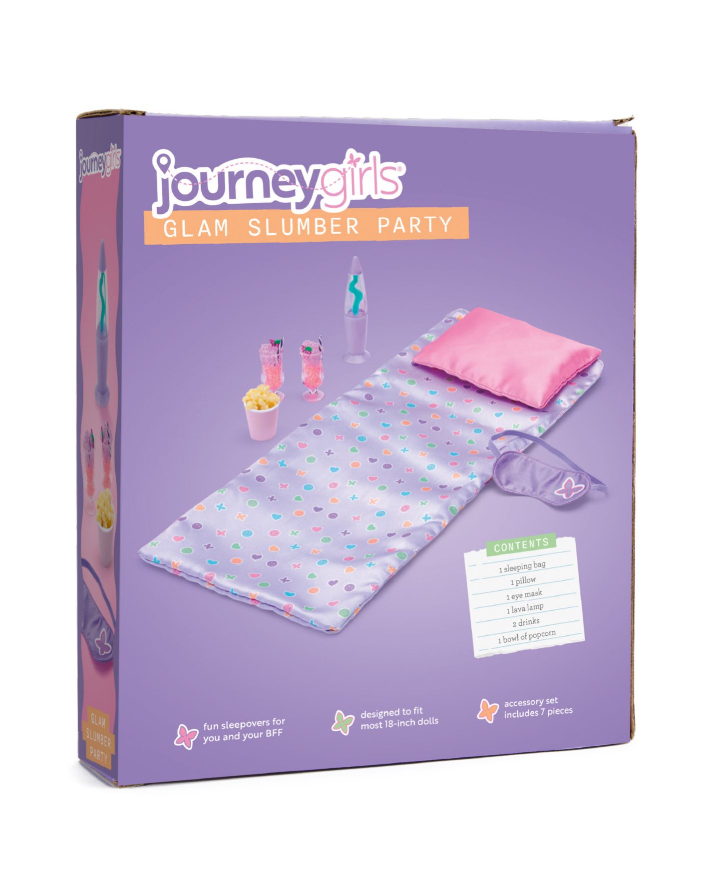 Набор аксессуаров Journey Girls Glam Slumber Party для кукол 46 см, 7 предметов, 6+ — фото 7