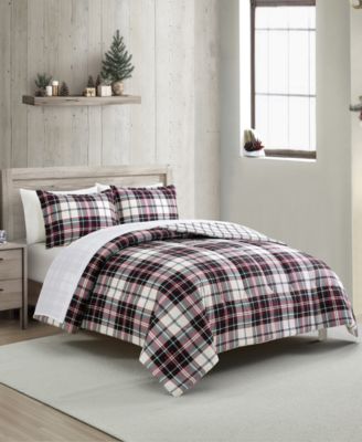 Macy's Holiday Plaid 3-Pc. Comforter Sets