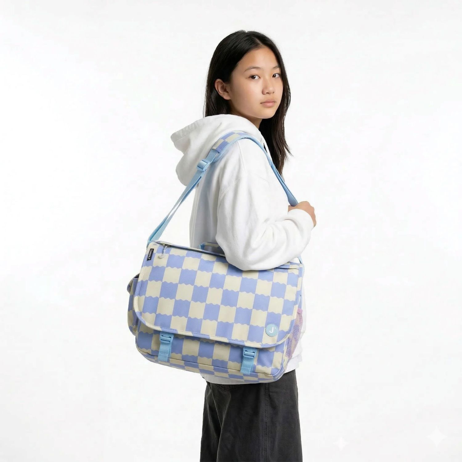 Unisex Thomas 16" Messenger Bag With Laptop Sleeve for School and Travel
