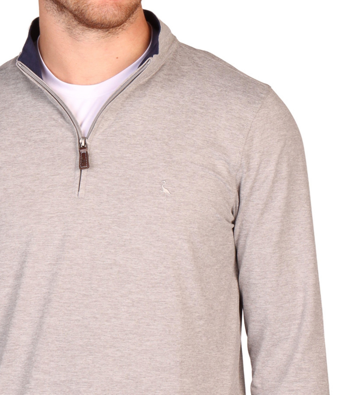 Tailorbyrd Brushed Melange Super Soft Quarter Zip