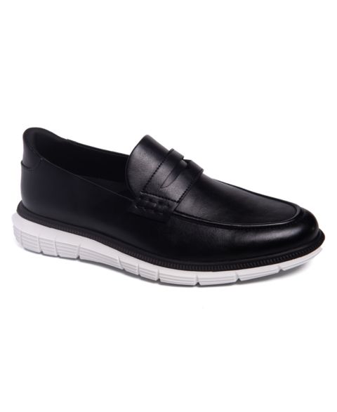 Мужские туфли Marc Joseph New York Empire Street Hands-Free Slip On Technology Lightweight Penny, цвет: Чёрный