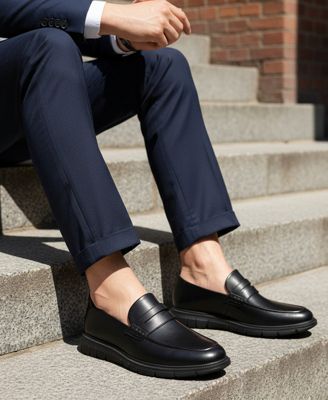 Men's Empire Street Hands-Free Slip On Technology Lightweight Penny Loafers