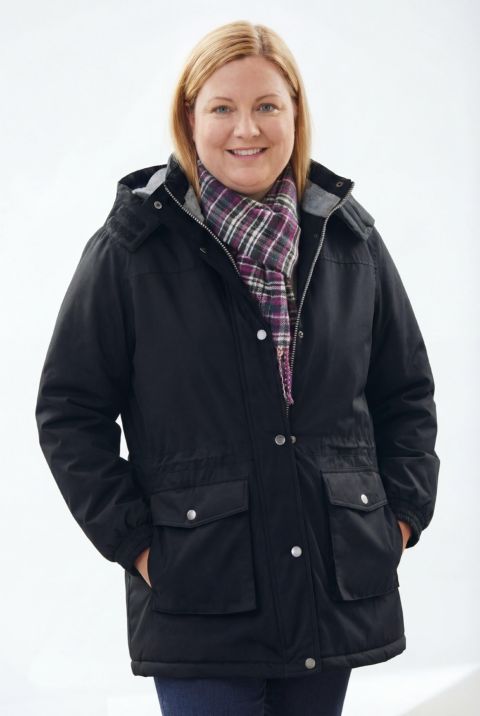 Женские куртки Woman Within Plus Size Microfiber Parka