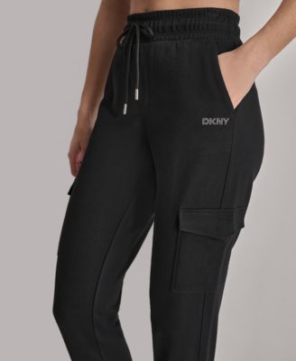 Women's Studded-Logo Cargo Joggers
