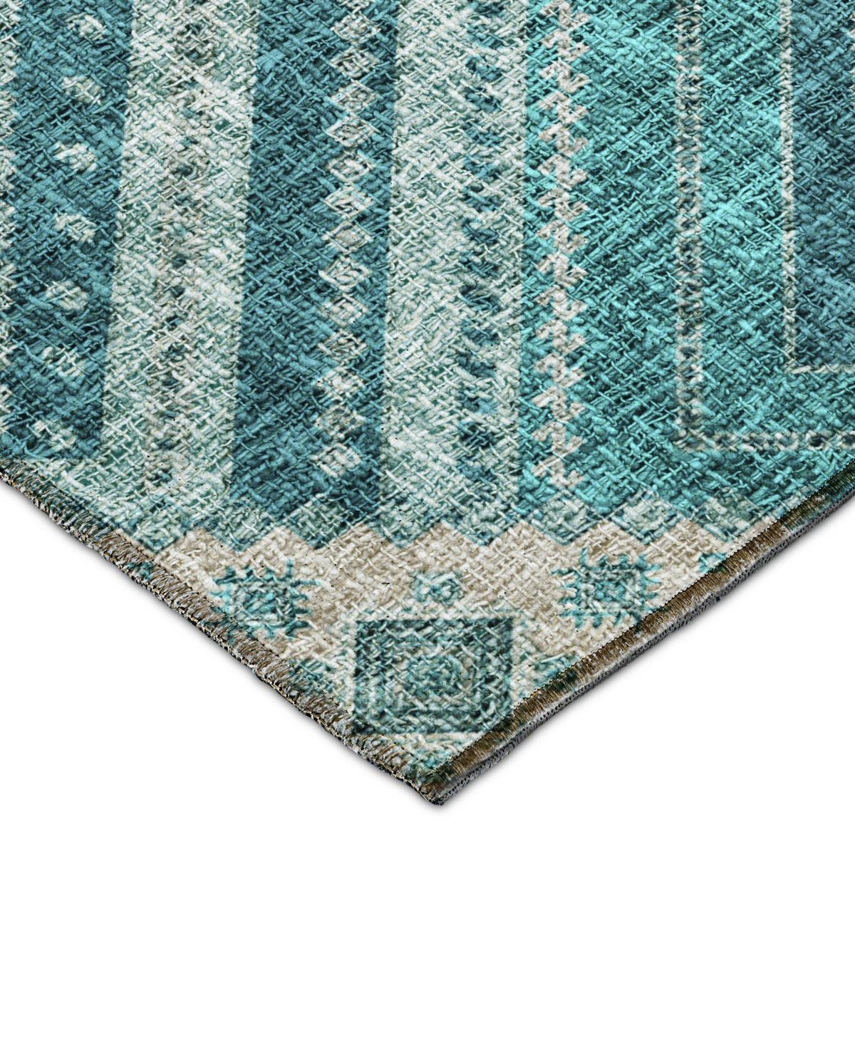 Dalyn Portico Po5 2'3"x7'6" Runner Area Rug In Blue