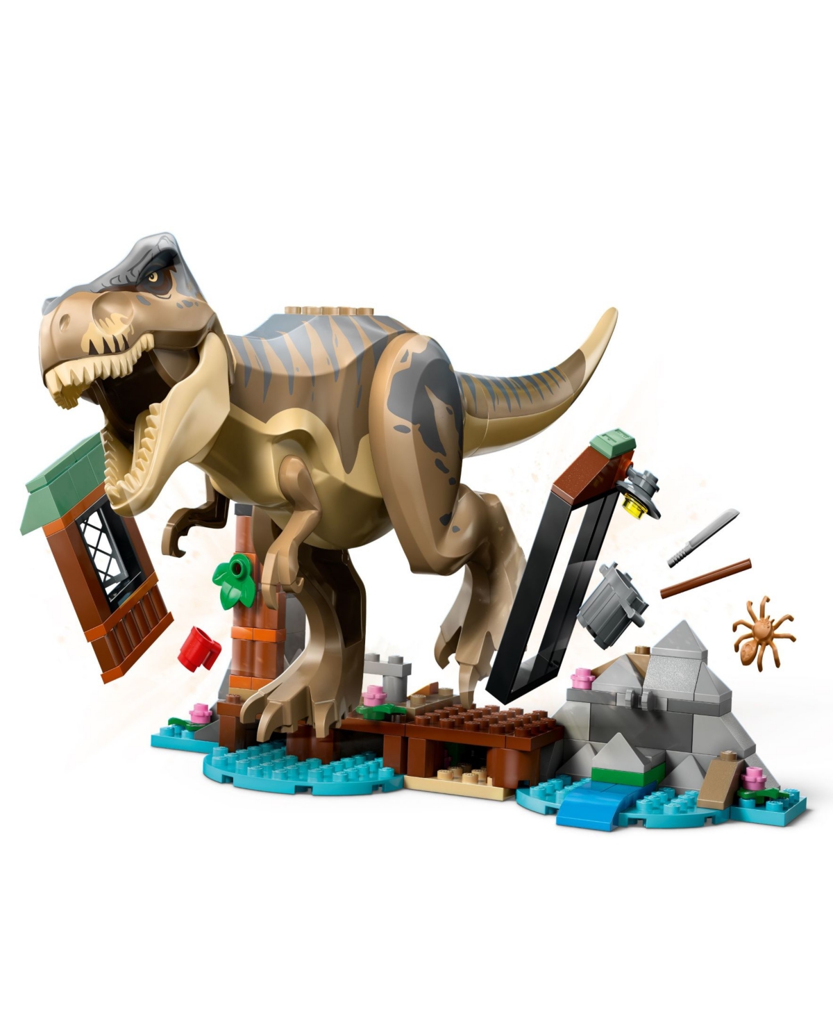 Lego Jurassic World T. Rex River Escape Dinosaur Toy 76975, 199 Pieces