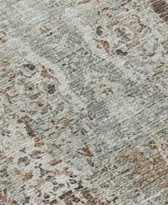 Karaj Washable KJ9 8'x8' Round Area Rug