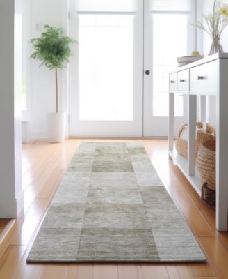 Pacifica Washable PA10 2'3"x7'6" Runner Area Rug