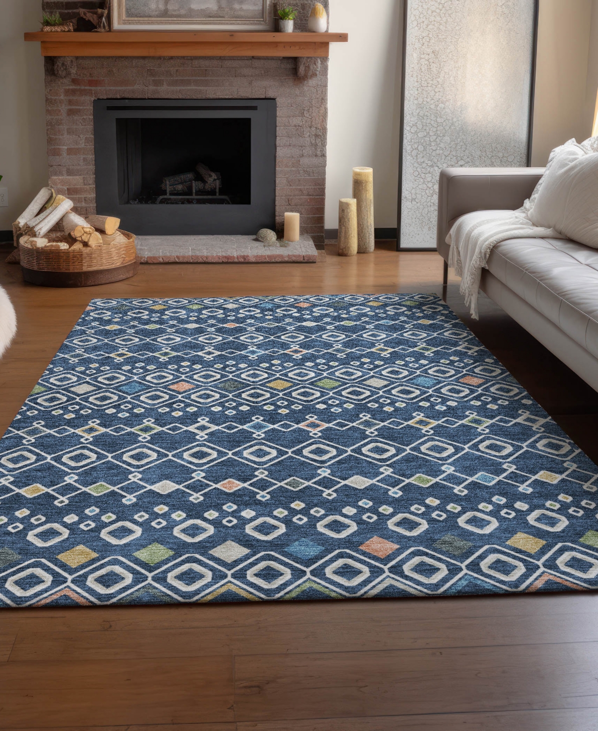 Dalyn Neo No12 2'6"x3'10" Area Rug In Blue