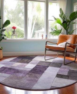 Neo Washable NO15 8'x8' Round Area Rug