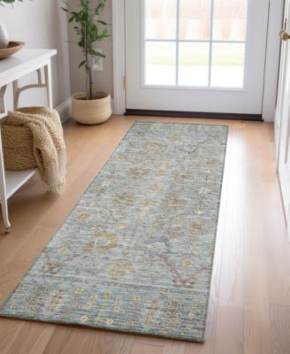 Solace Washable SL9 2'3"x7'6" Runner Area Rug