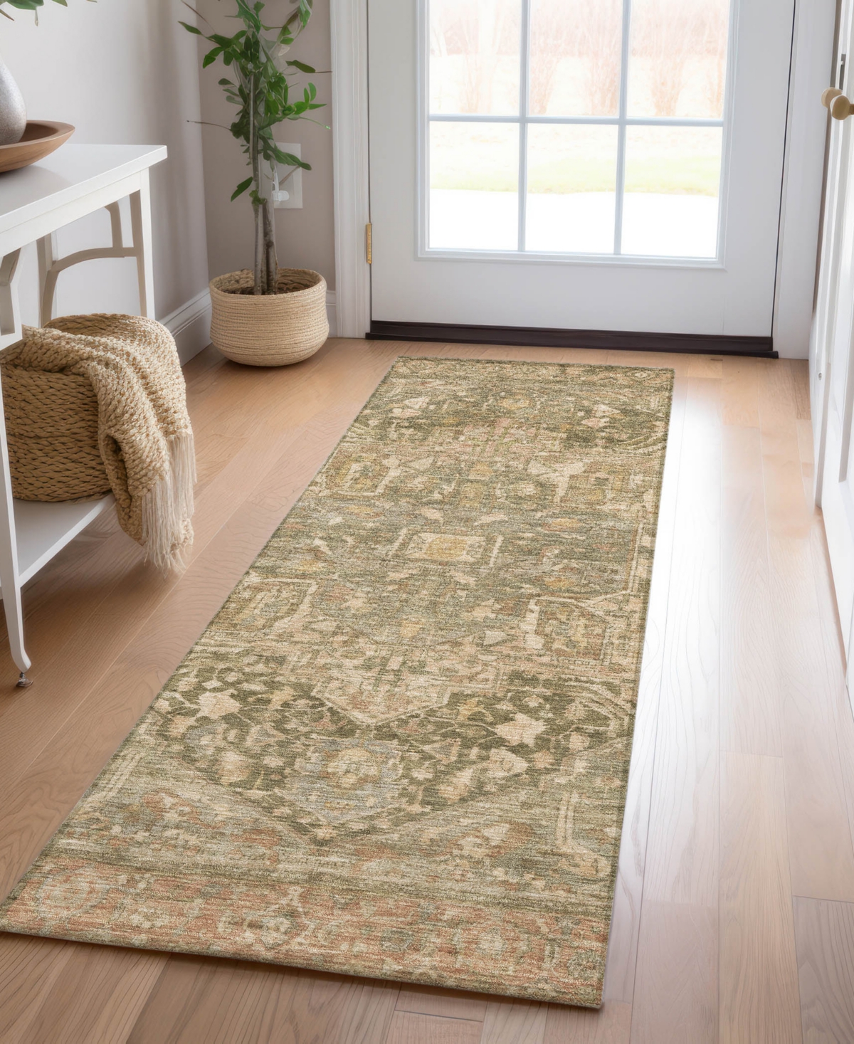 Dalyn Solace Sl14 2'3"x7'6" Runner Area Rug In Brown