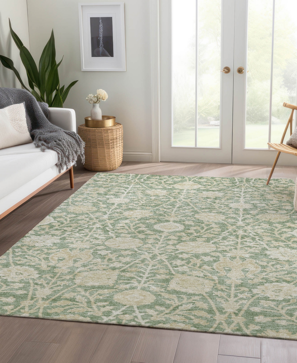 Dalyn Solace Sl8 8'x10' Area Rug In Green