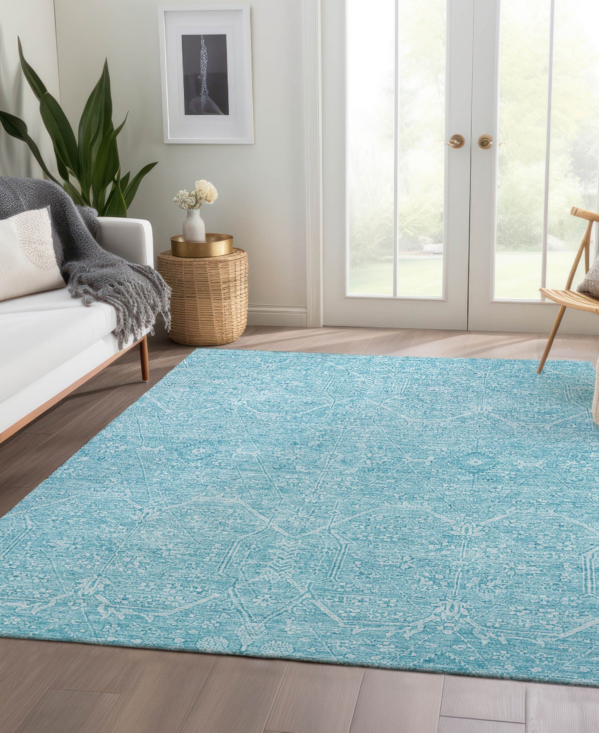 Dalyn Solace Sl12 9'x12' Area Rug In Blue
