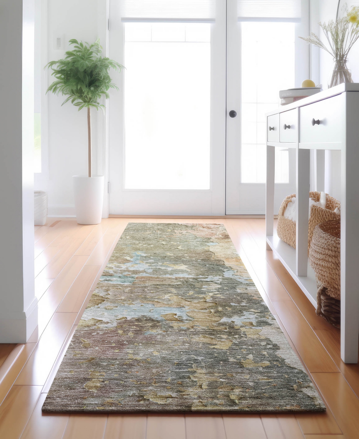 Dalyn Ravenna Rn3 2'3"x7'6" Runner Area Rug In Multi