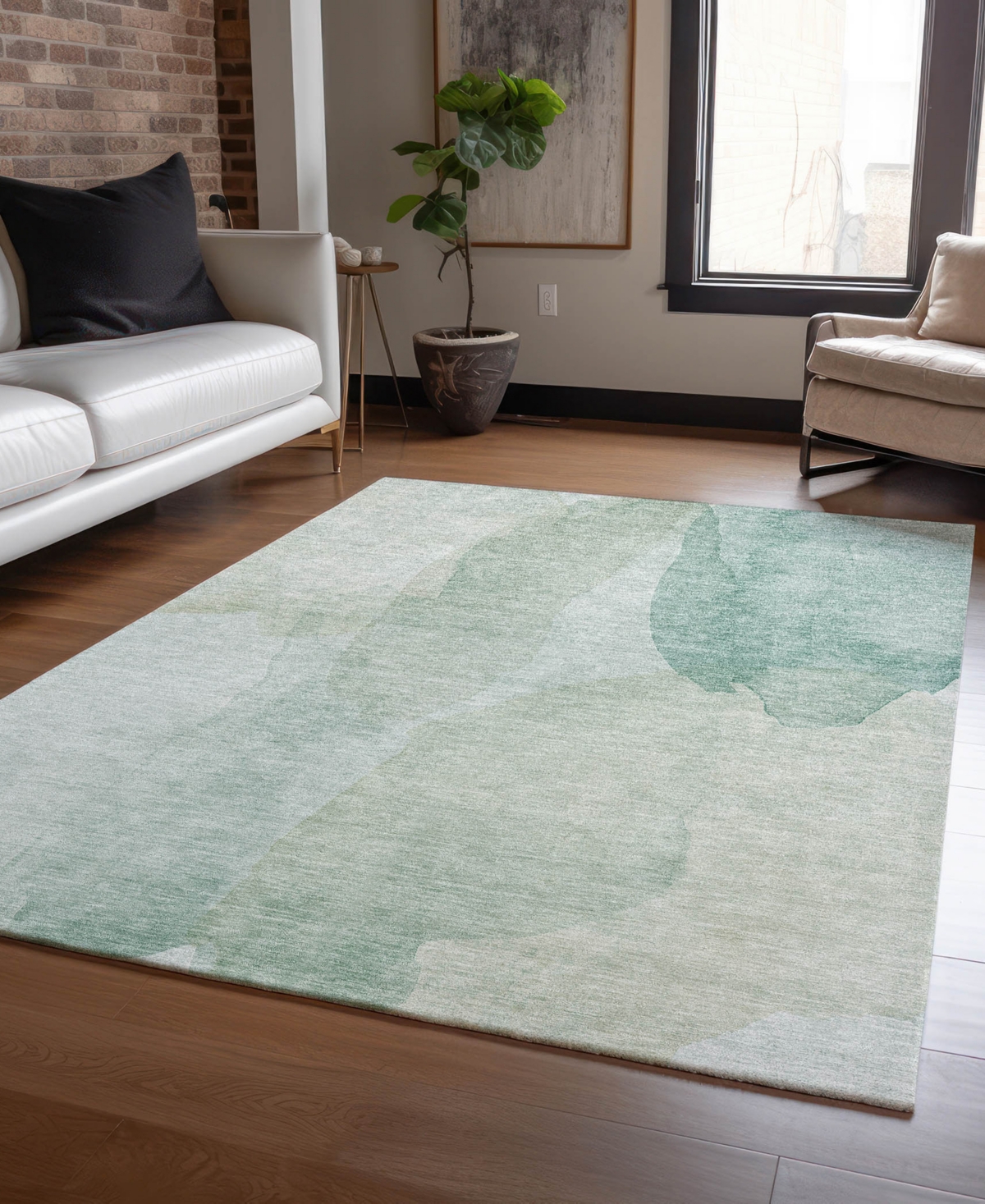 Dalyn Ravenna Rn12 3'x5' Area Rug In Green