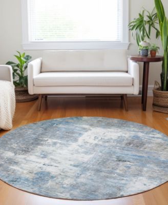 Ravenna Washable RN1 8'x8' Round Area Rug