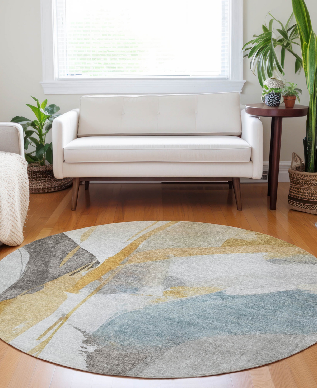 Dalyn Ravenna Rn7 8'x8' Round Area Rug In Multi