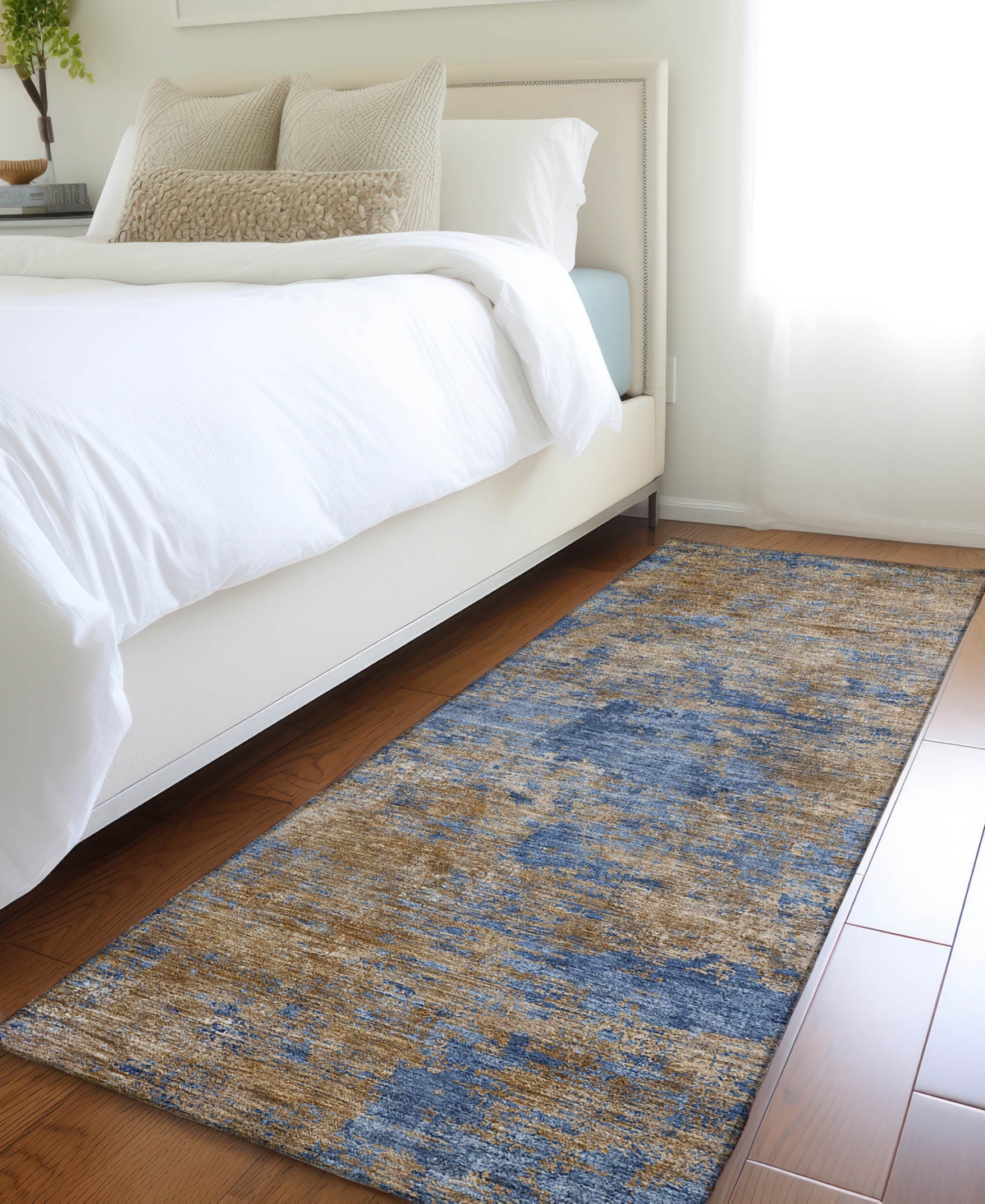 Dalyn Kochi Kc2 2'3"x7'6" Runner Area Rug In Blue