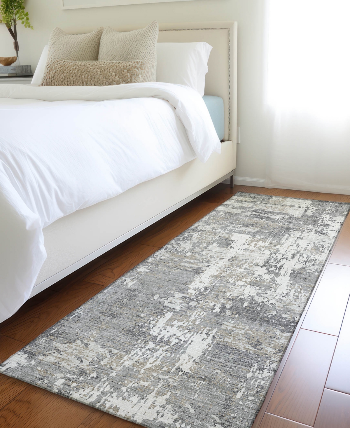 Dalyn Kochi Kc7 2'3"x7'6" Runner Area Rug In Gray
