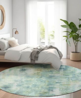 Kochi Washable KC1 8'x8' Round Area Rug