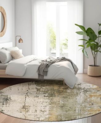 Kochi Washable KC14 8'x8' Round Area Rug