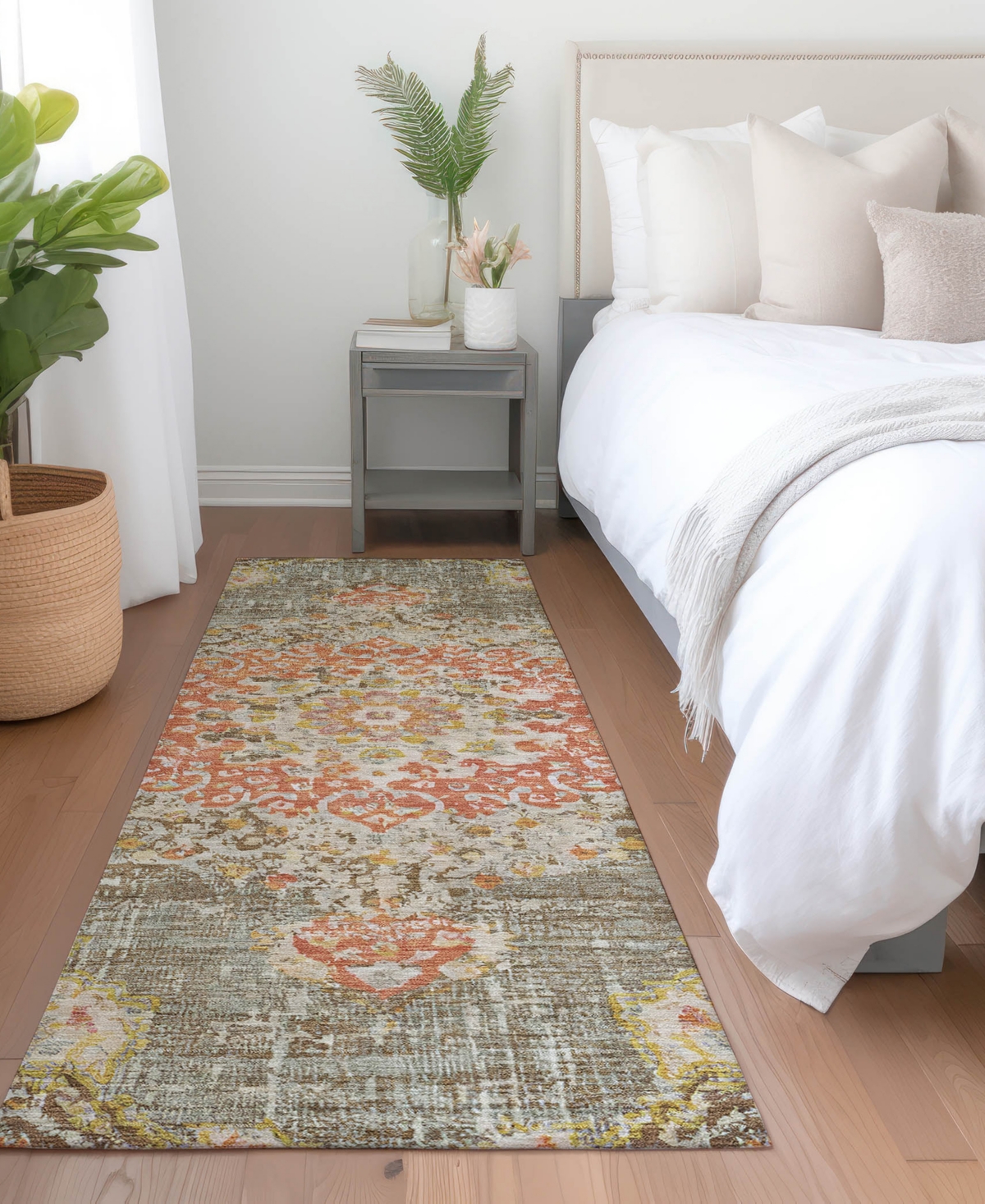 Dalyn Tabrook Tb11 2'3"x7'6" Runner Area Rug In Brown